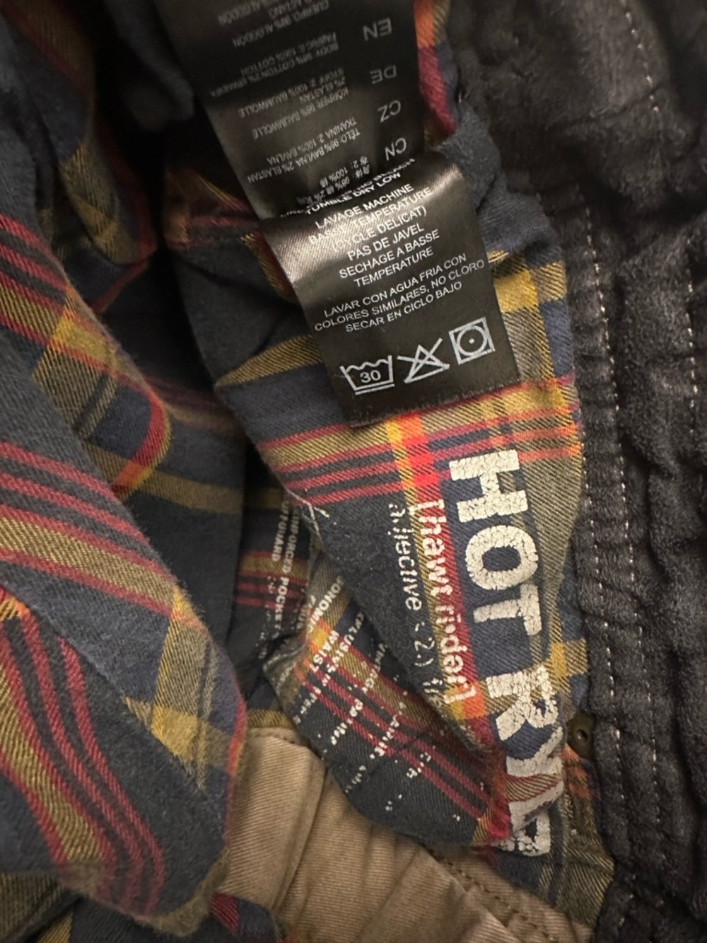 Kuhl Men’s Hot Rydr Pants Jeans Vintage Patina Fade w/Fleece Plaid Lining 30x32 - Picture 6 of 7